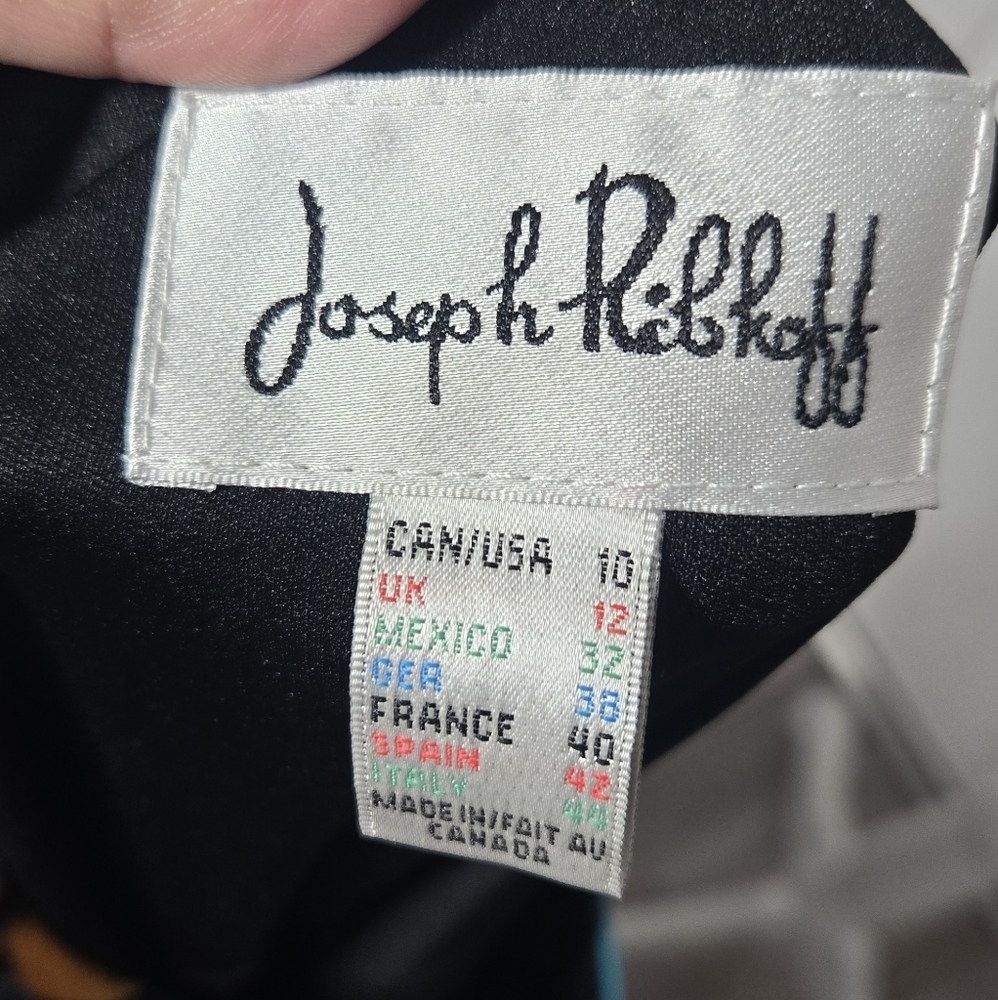 Joseph Ribkoff Colorful Patterned Mini Dress - Picture 2 of 10